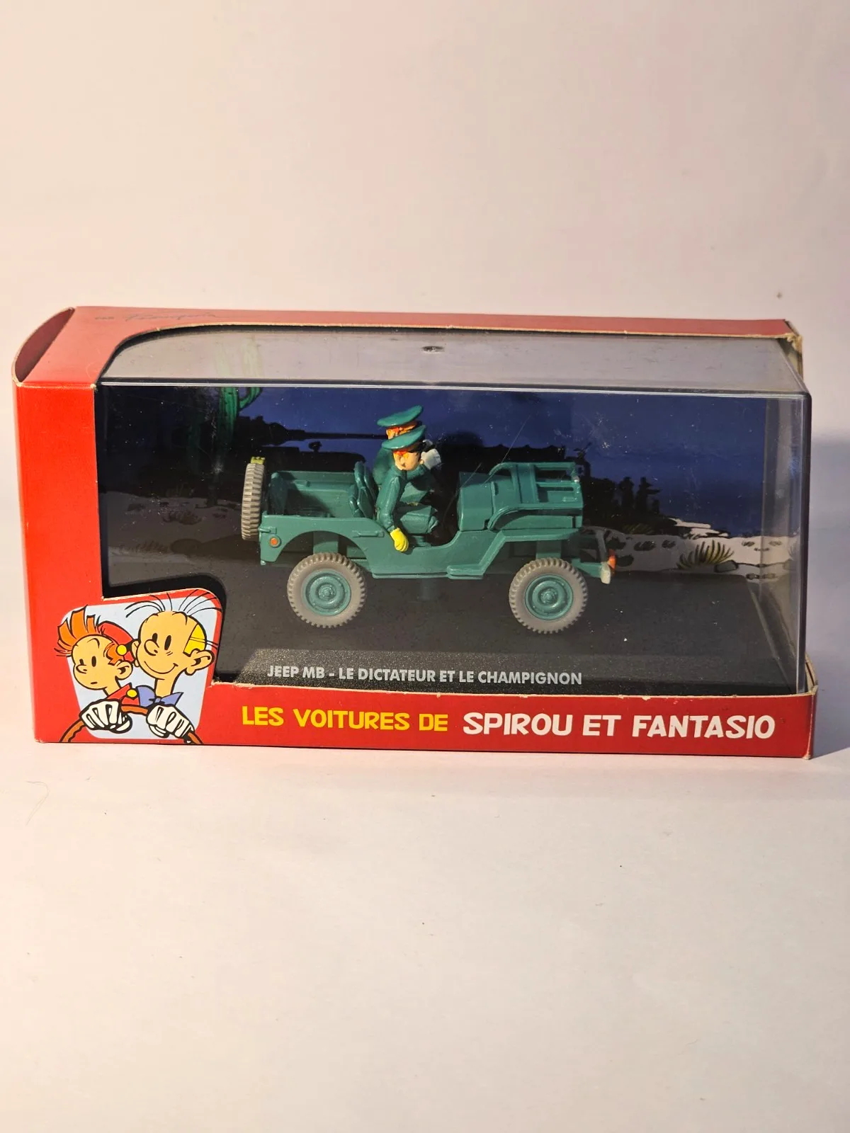 Voiture Miniature Spirou Et Fantasio Jeep MB Le DIctateur et le Champignon