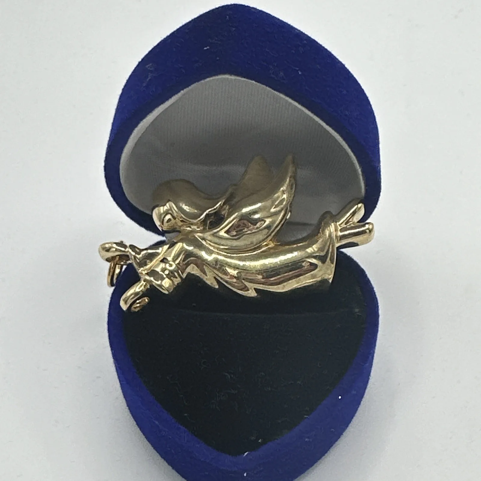 Bijoux Fantaisie Pendentif/broche Ange Doré ( Sans La Boîte)