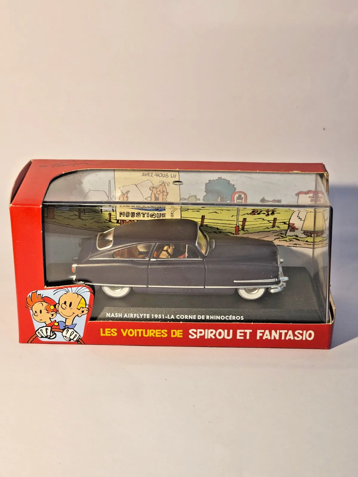 Voiture Miniature Spirou Et Fantasio Nash Airflyte 1951 La Corne de Rhinocéros