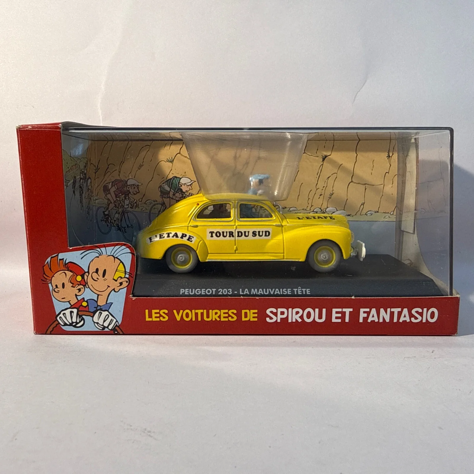Voiture Miniature Spirou Et Fantasio Peugeot 203, La Mauvaise Tête