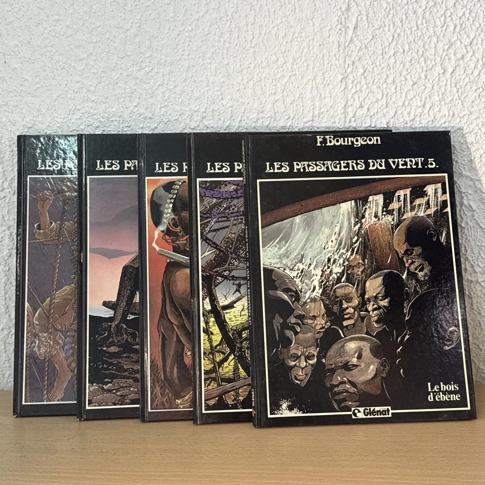 Lot De 5 BD Les Passagers Du Vent F. Bourgeon Numéro 1 À 5 Éditions Glénat