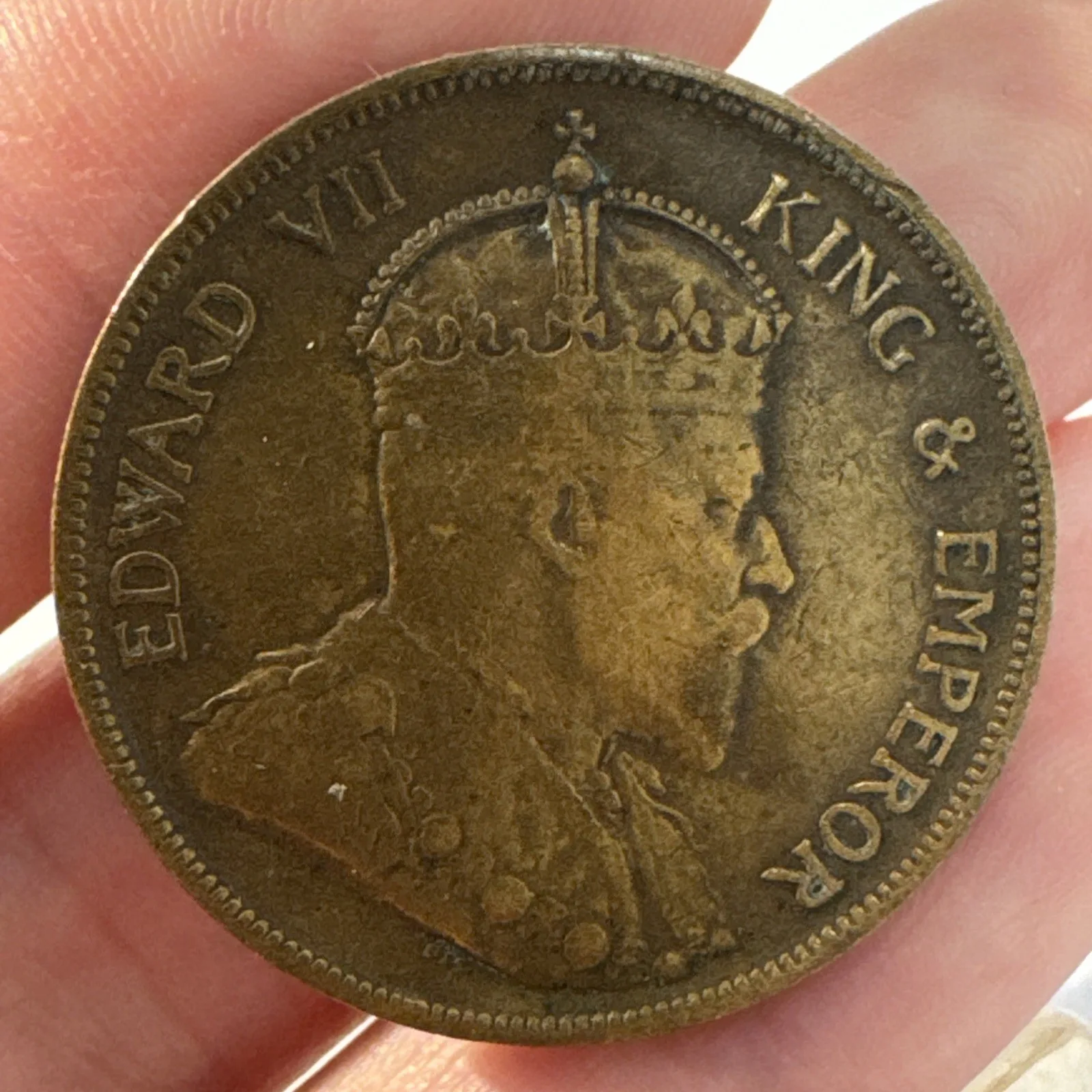Monnaie Edward VII King & Emperor 1 centime British Honduras 1904